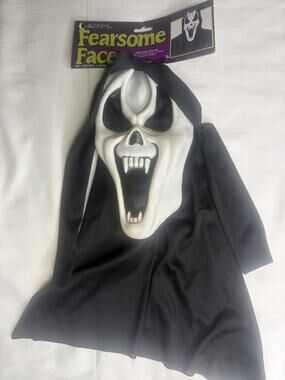 FUN WORLD DIV Scream Vintage FEARSOME FACES Halloween TAGGED collectable Mask